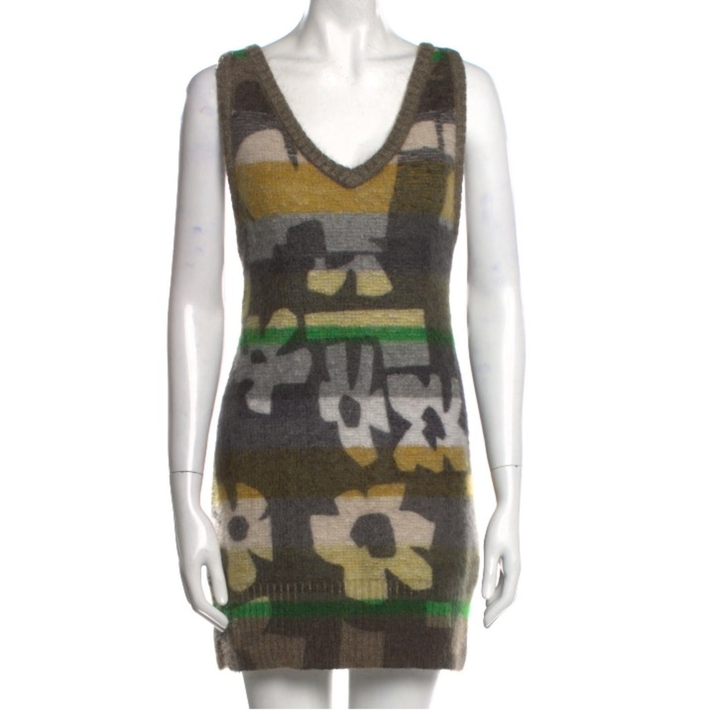 Chloe vintage Mohair Sweater vest dress Small